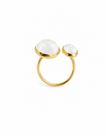Anillo Doble Moonstone
