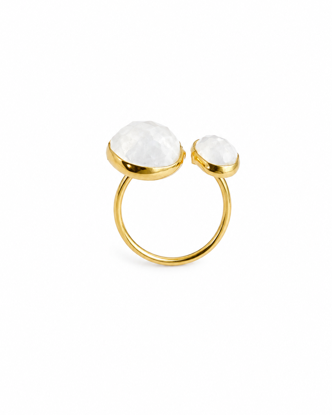 Anillo Doble Moonstone