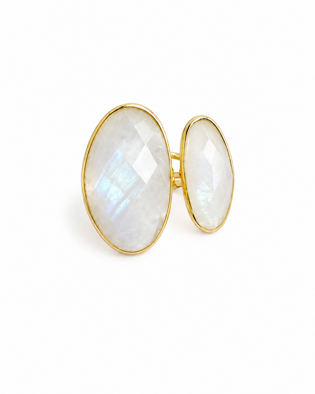 Anillo Doble Moonstone