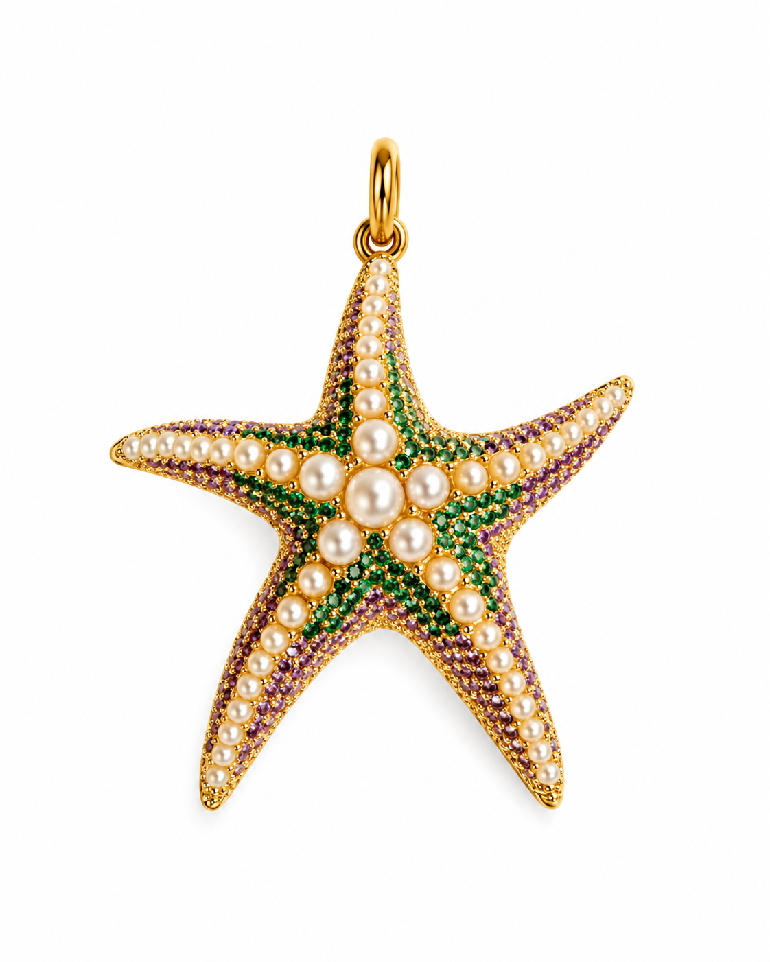 Dije Estrella De Perlas