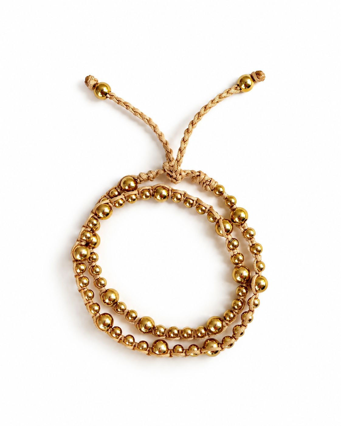 Pulsera Doble Dorada