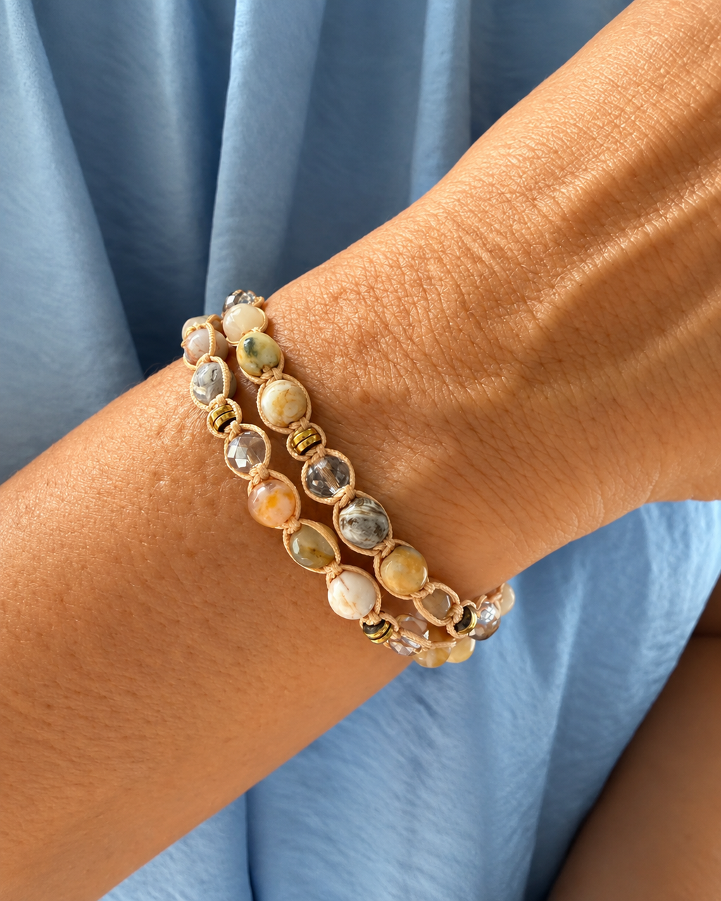 Pulsera Esfera Doble
